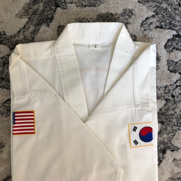 Taekwondo 🥋 Sparring Style Dobok Top and Pant Set - Picture 3 of 13